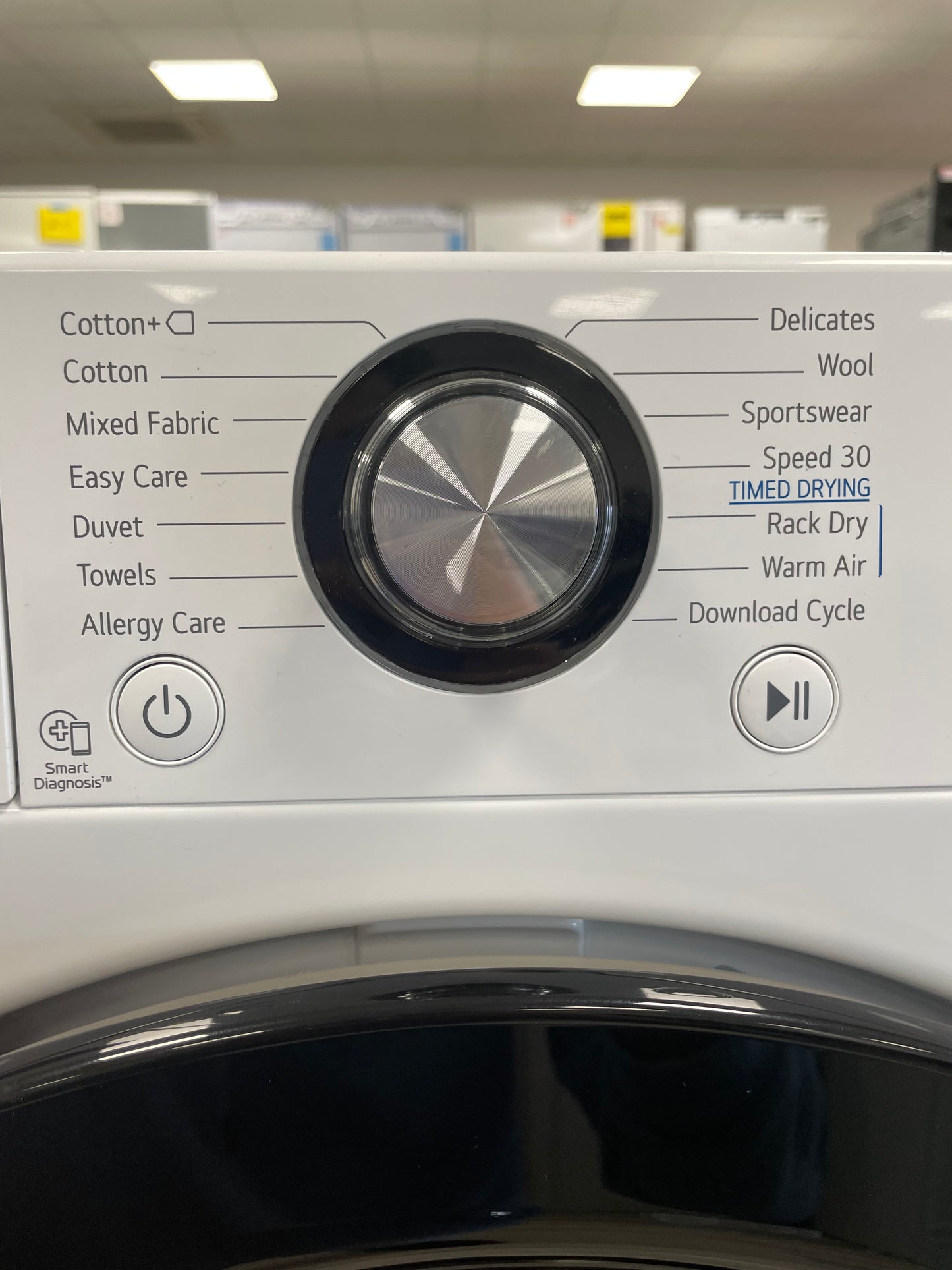 LG Dual Dry FDV309WN WiFi-enabled 9 kg Heat Pump Tumble Dryer - White