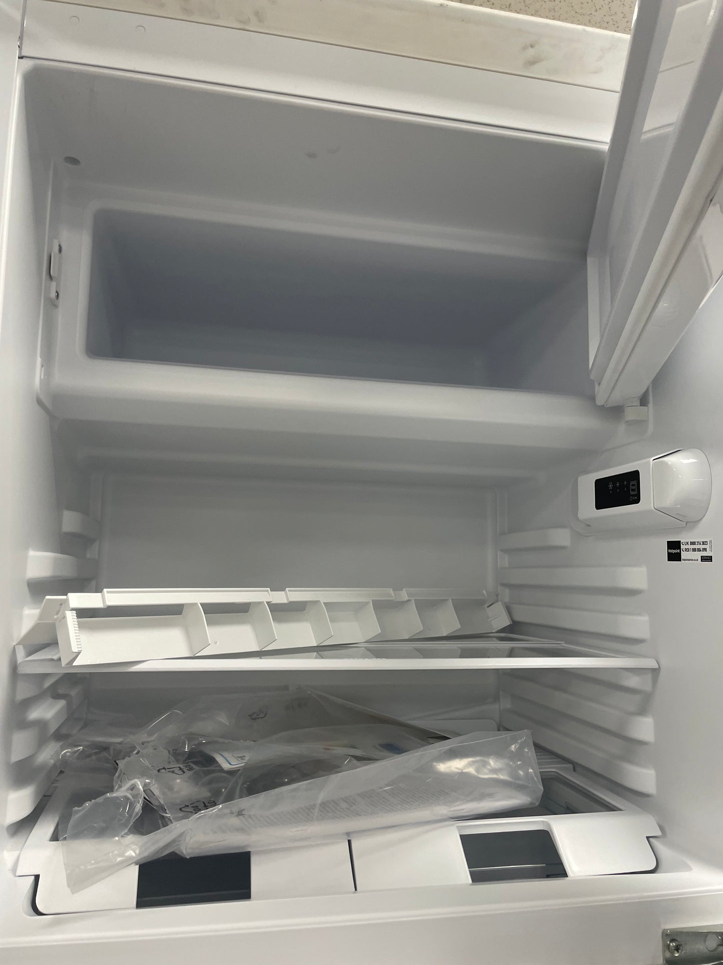 HOTPOINT HF A1.UK 1 Integrated Undercounter Fridge - Fixed Hinge