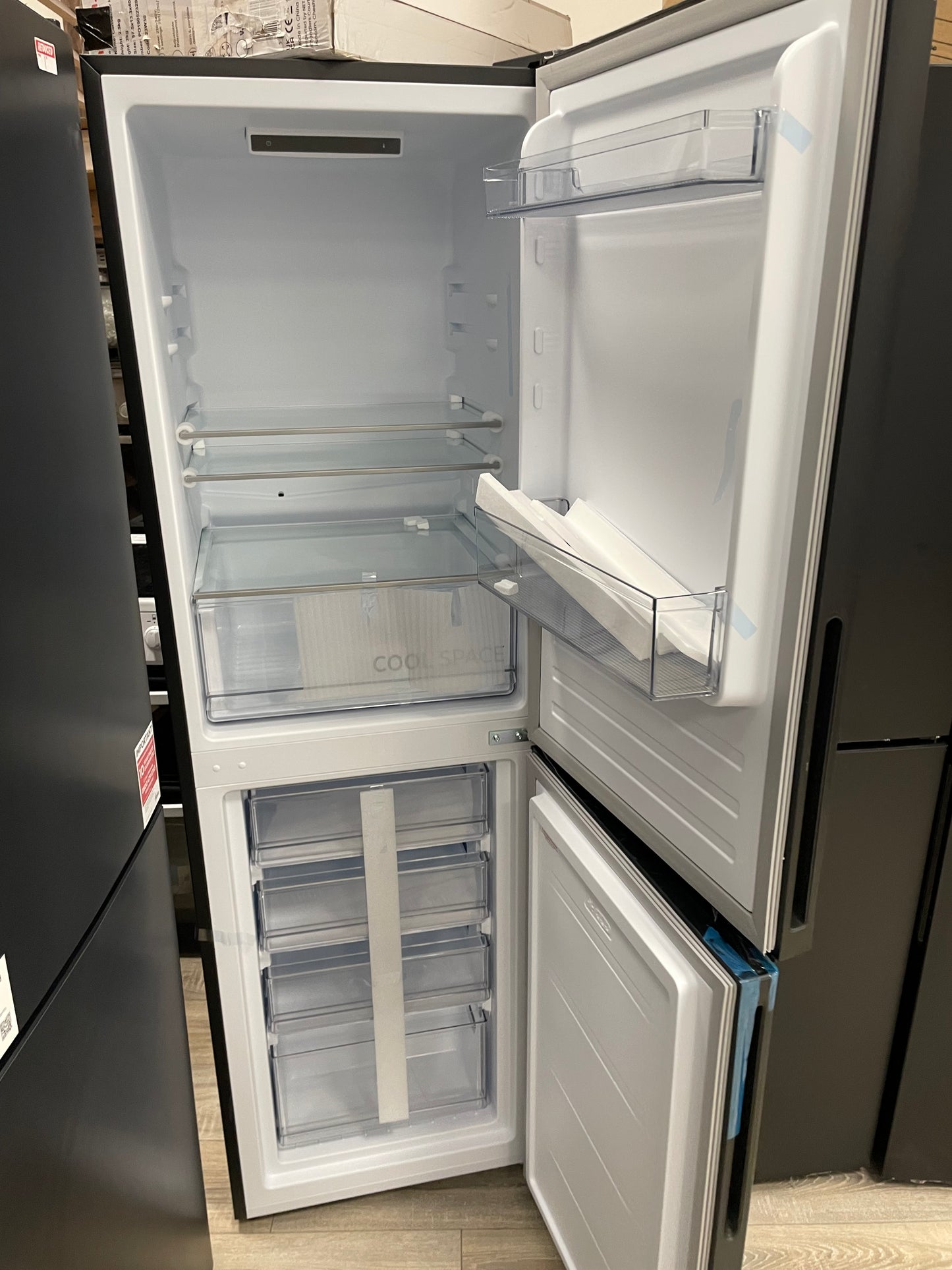 HOOVER HOCT3L517EBK 50/50 Fridge Freezer - Black