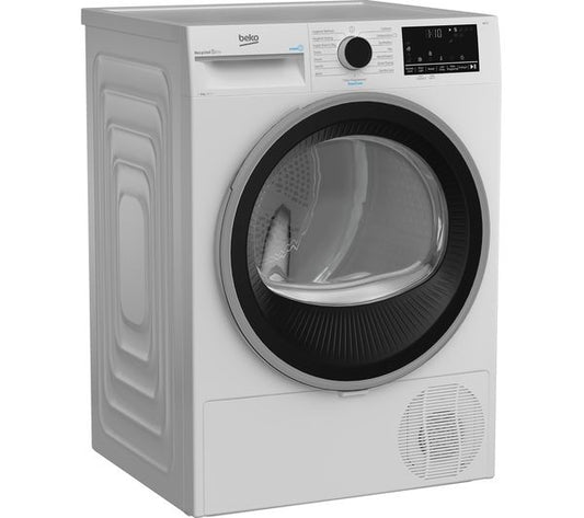 BEKO Pro B3T49241DW 9 kg Heat Pump Tumble Dryer - White