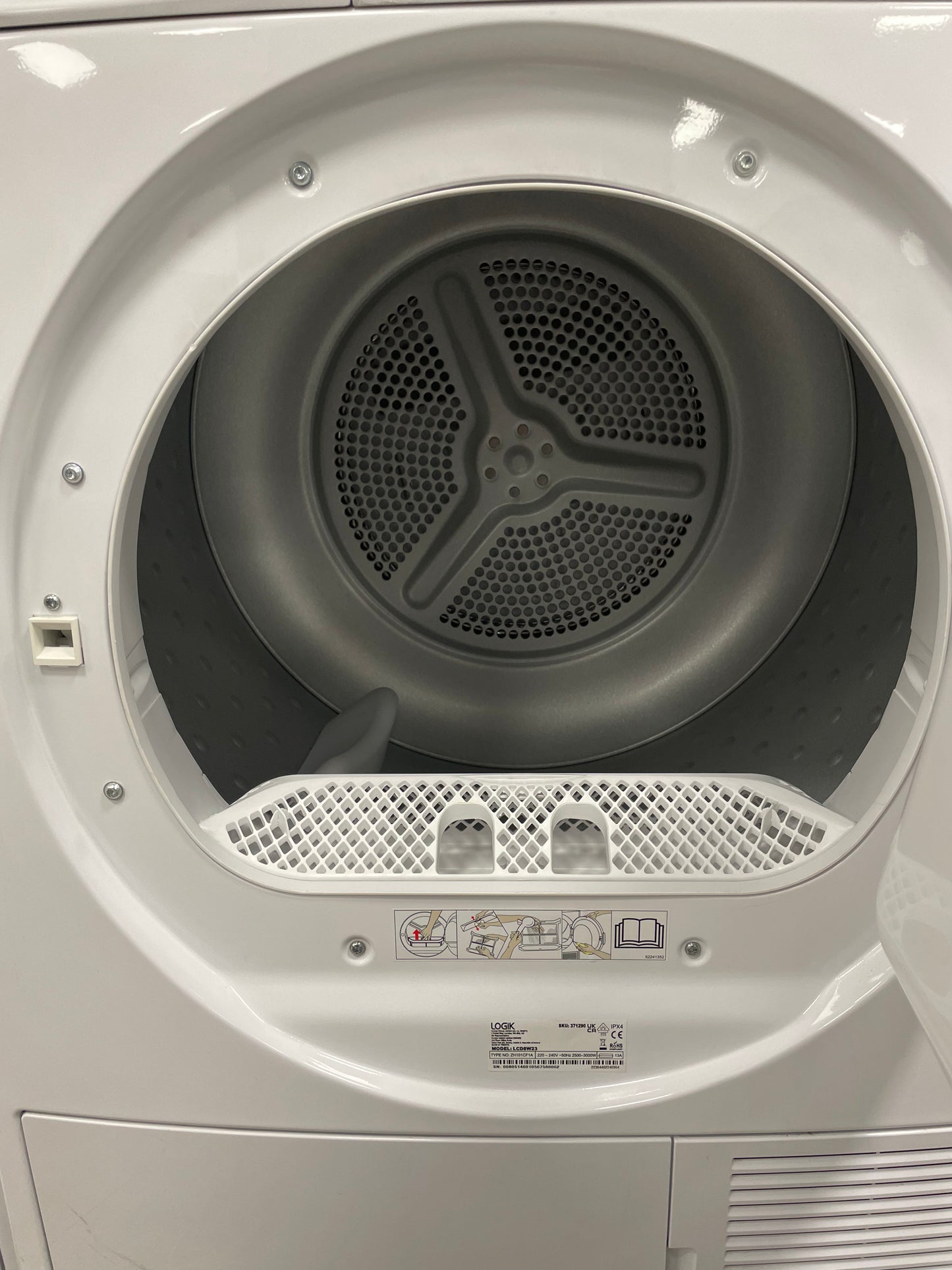 LOGIK LCD8W23 8 kg Condenser Tumble Dryer - White