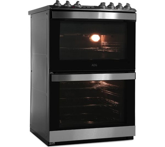 AEG CCS6741ACM 60 cm Electric Ceramic Cooker - Stainless Steel