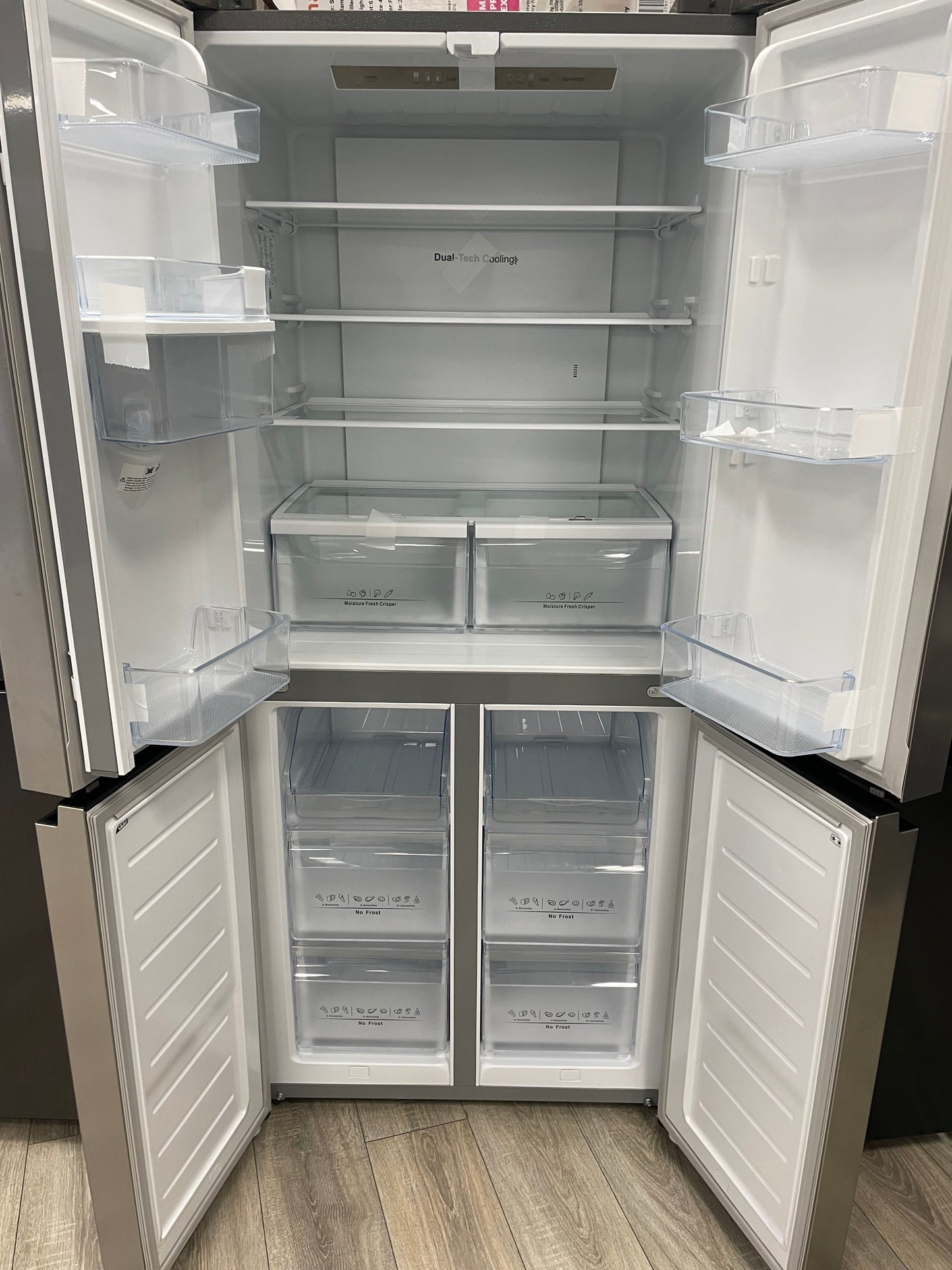 Hisense Fmn440W20C American Style Freestanding Frost Free Fridge Freezer