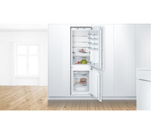BOSCH Serie 6 KIS86AFE0G 60/40 Integrated Fridge Freezer - Fixed Hinge