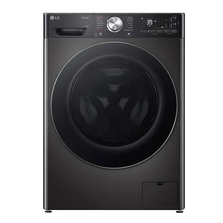 LG F4Y913BCTA1 Washing Machine Front-Load 13 kg 1360 RPM Black, Metallic