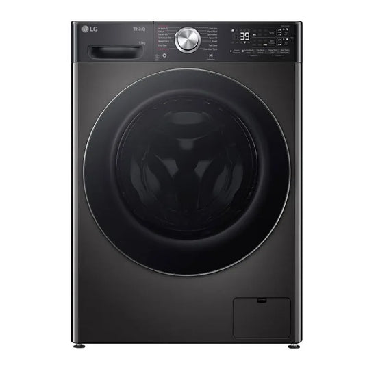 LG F4Y913BCTA1 Washing Machine Front-Load 13 kg 1360 RPM Black, Metallic