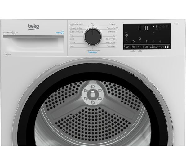 BEKO Pro B3T49241DW 9 kg Heat Pump Tumble Dryer - White