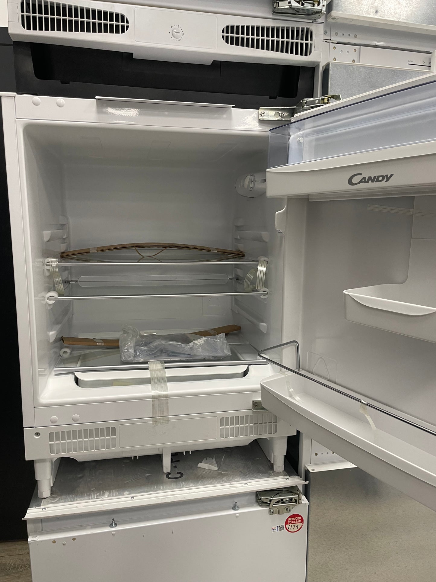 CANDY CRU 160 NEK/N Integrated Undercounter Fridge - Fixed Hinge
