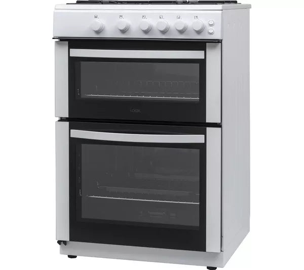 LOGIK LFTG60W22 60 cm Gas Cooker - White