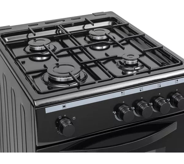 ESSENTIALS CFSGBK22 50 cm Gas Cooker - Black
