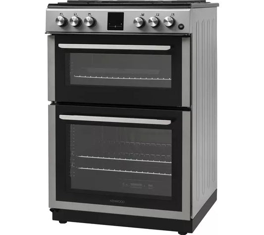 KENWOOD KTG606S22 60 cm Gas Cooker - Silver