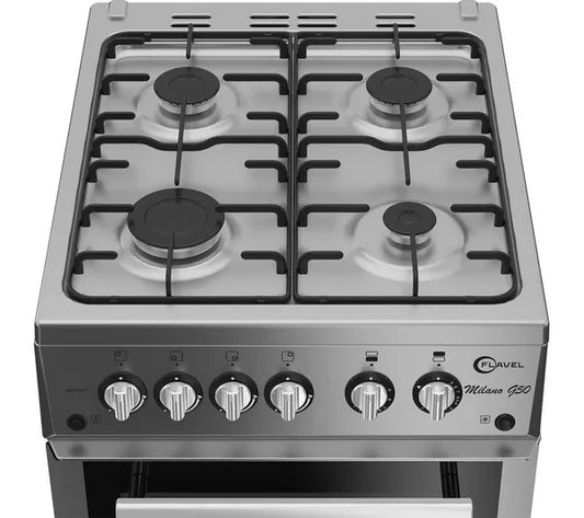 FLAVEL MLB72NDS 50 cm Gas Cooker - Silver