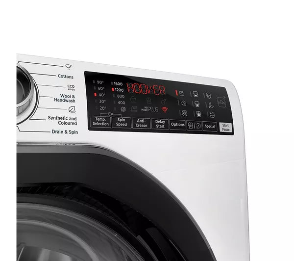 HOOVER H-Wash 350 H3WPS6106TAMB6-80 WiFi-enabled 10kg 1600rpm Washing Machine - White