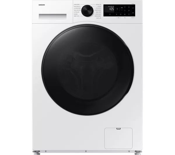 SAMSUNG Series 5 AI Energy Ecobubble WD90DG5G34BEEU WiFi-enabled 9 kg Washer Dryer - White