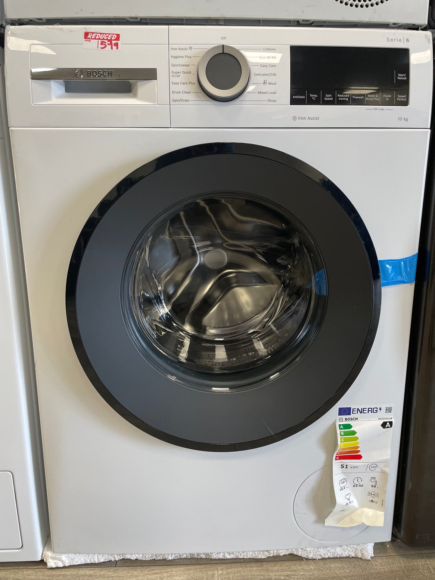 BOSCH Series 6 WGG254Z1GB AntiStain 10 kg 1400 Spin Washing Machine - White