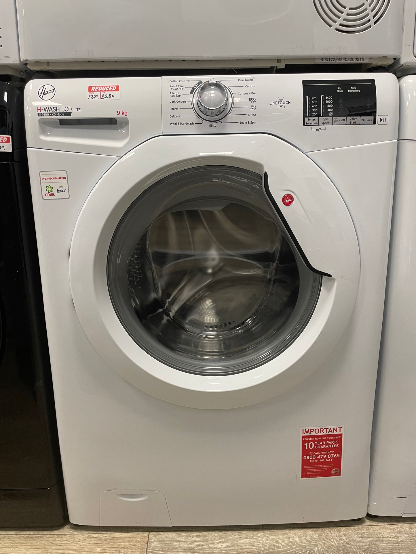 Hoover H3W 492DA4/1-80
Washing Machine