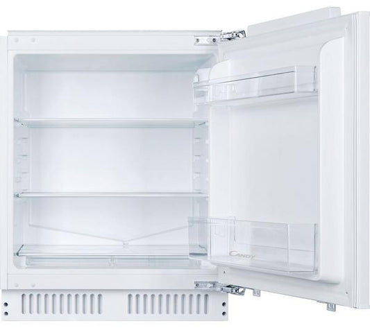 CANDY CMLS68EWK Integrated Undercounter Fridge - Fixed Hinge