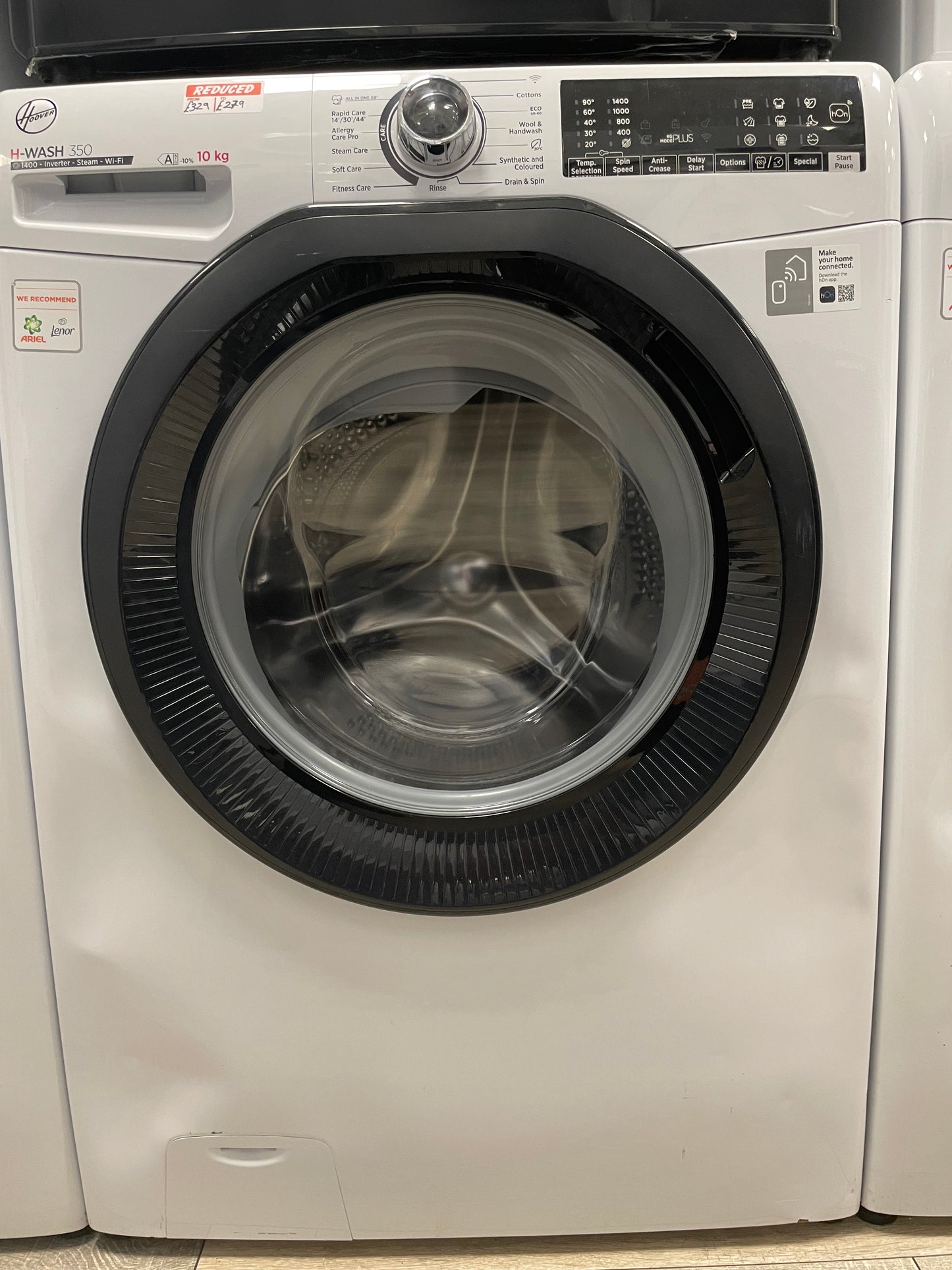 Hoover H-WASH 350 H3WPS4106TMB6-80 H Wash 350 10kg 1400rpm Washing Machine White