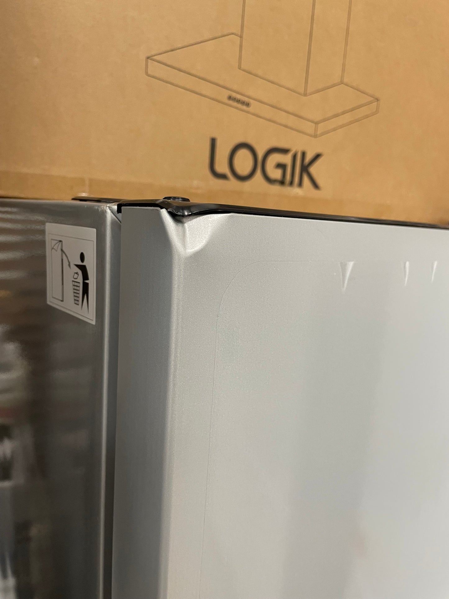 HOOVER HOCT3L517ESK-1 50/50 Fridge Freezer - Silver