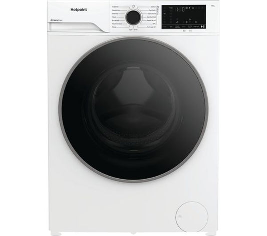HOTPOINT FabricCare HBCA 103 CARE UK 10 kg 1400 Spin Washing Machine - White