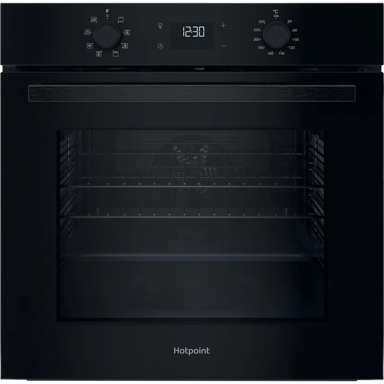 Hotpoint Class 2 HO 455C B UK Built In Electric Single Oven - Black - A Rated