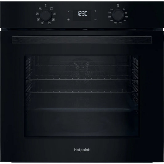 Hotpoint Class 2 HO 455C B UK Built In Electric Single Oven - Black - A Rated