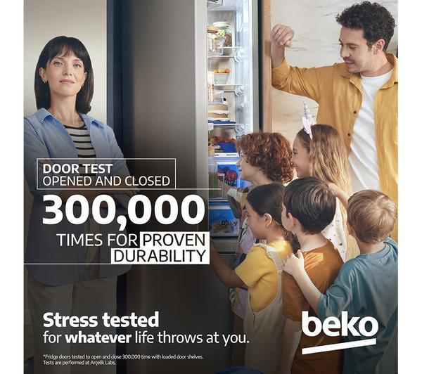 BEKO Pro HarvestFresh BLSD4V577 Integrated Tall Fridge - Sliding Hinge
