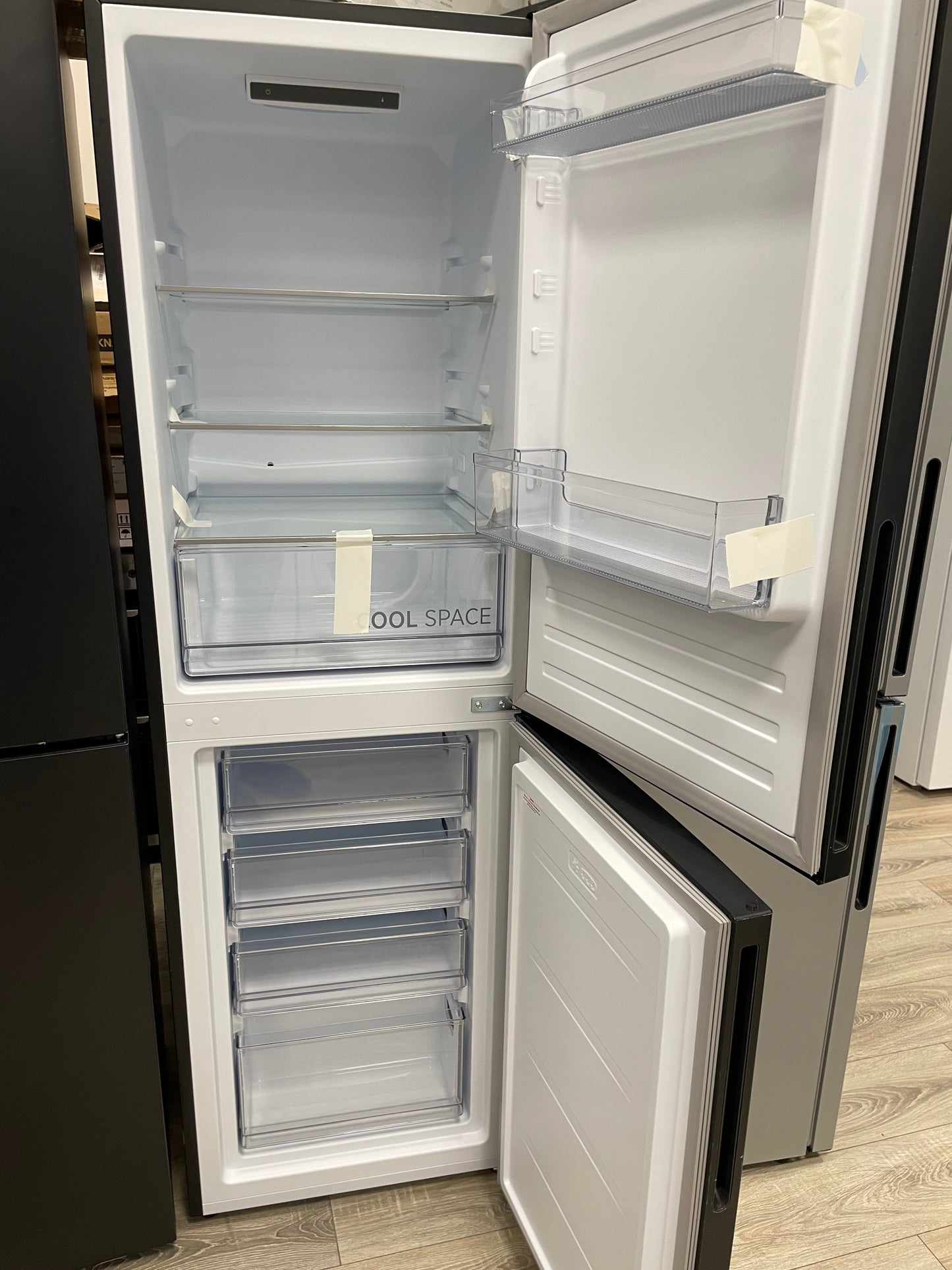 HOOVER HOCT3L517EBK 50/50 Fridge Freezer - Black