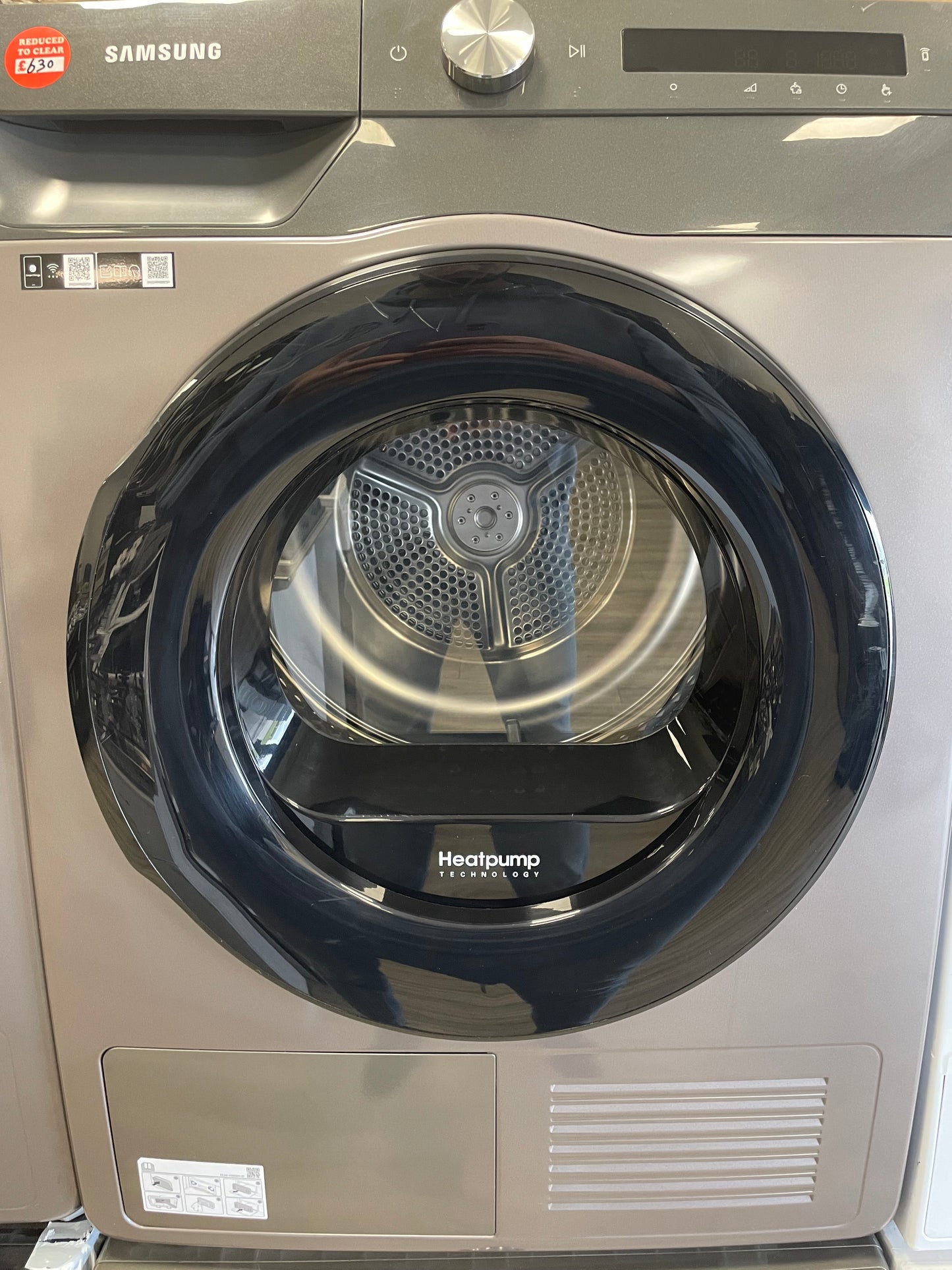 SAMSUNG Series 5+ AI Energy DV90T5240AN/S1 WiFi-enabled 9 kg Heat Pump Tumble Dryer - Graphite