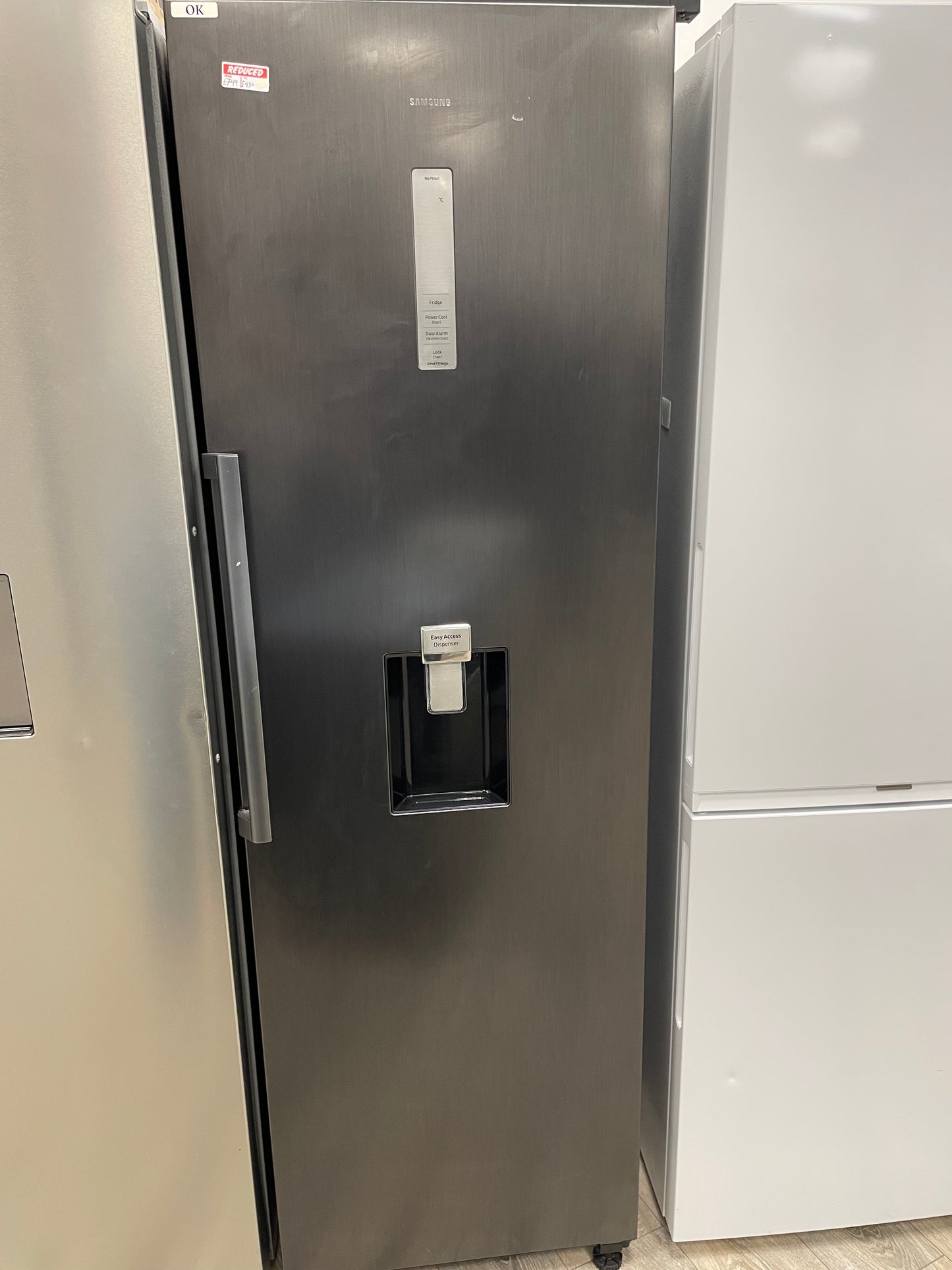 SAMSUNG Bespoke SpaceMax RR39C7DJ5B1/EU Smart Tall Fridge - Stainless Steel