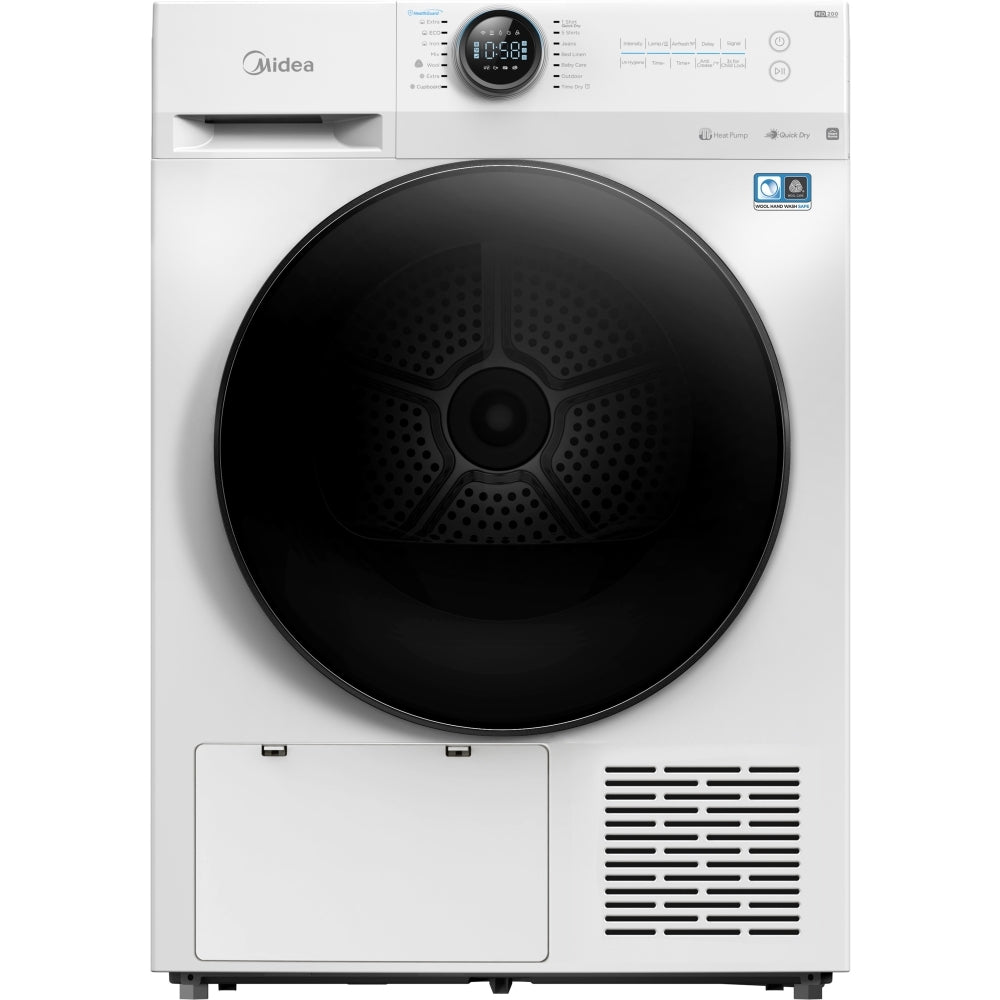 Midea MD200H90WB/W-UK
Heat Pump Tumble Dryer, 9kg, White, A+++ Rated