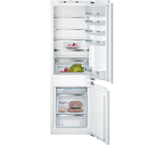 BOSCH Serie 6 KIS86AFE0G 60/40 Integrated Fridge Freezer - Fixed Hinge