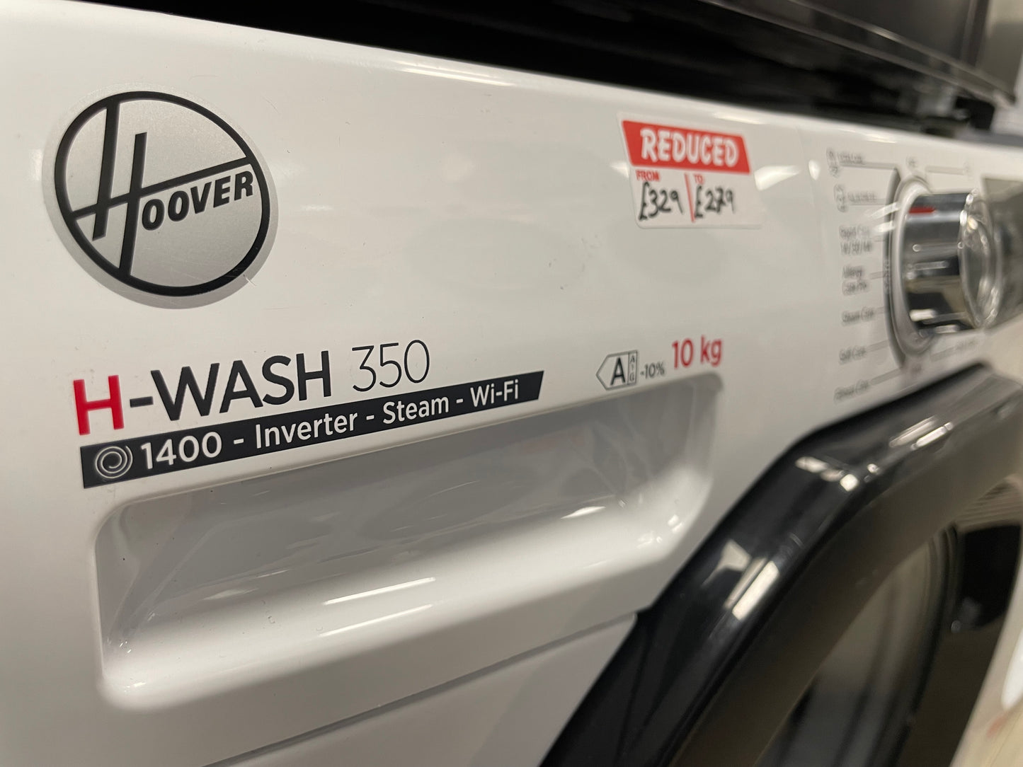 Hoover H-WASH 350 H3WPS4106TMB6-80 H Wash 350 10kg 1400rpm Washing Machine White