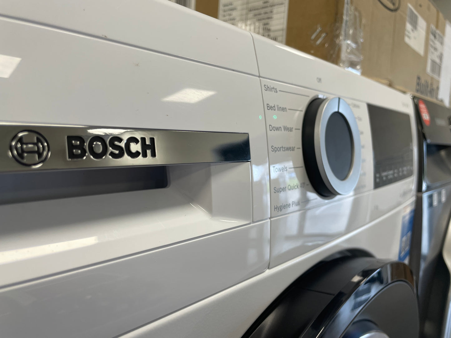 Bosch WQG24502GB Series 6
Heat Pump Tumble Dryer, 9kg, White, A+++ Rated