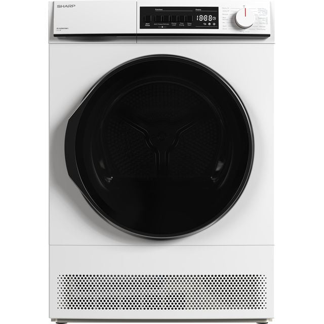 Sharp KD-NCB8S7GW91-EN Condenser Tumble Dryer - White