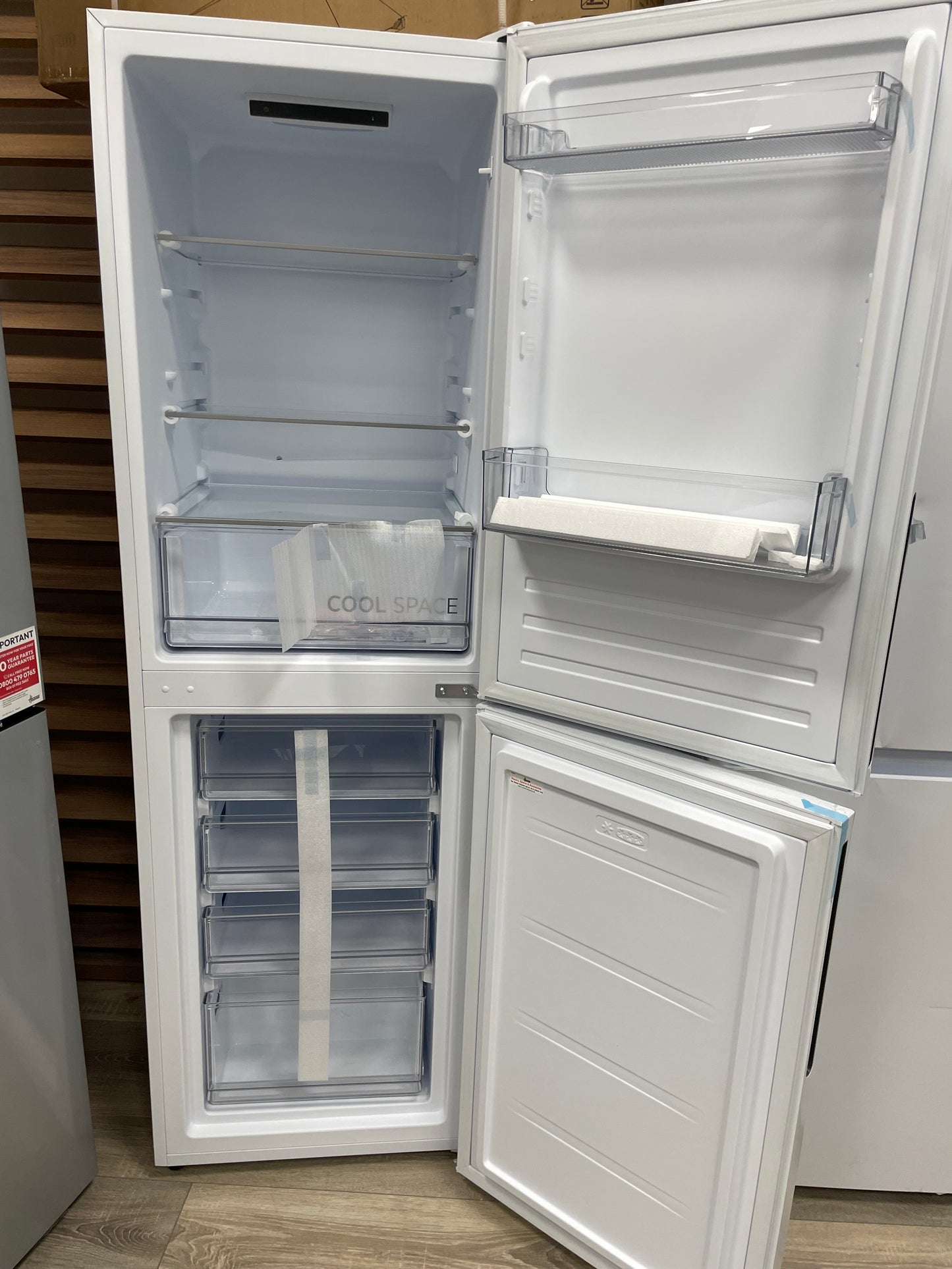 HOOVER HOCT3L517EWK-1 50/50 Fridge Freezer - White