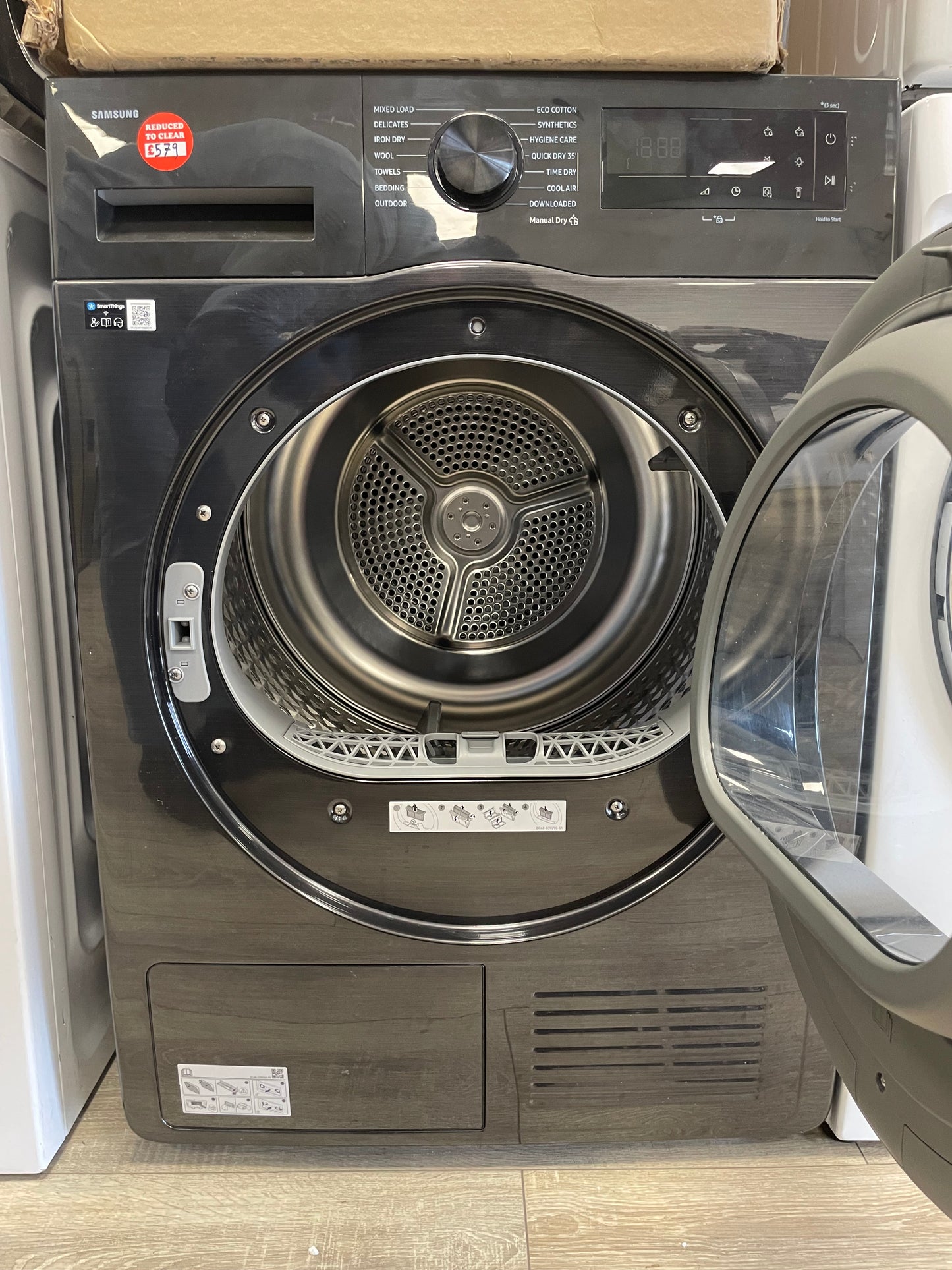 SAMSUNG Series 5 AI Energy DV90DG52A0ABEU WiFi-enabled 9 kg Heat Pump Tumble Dryer - Black