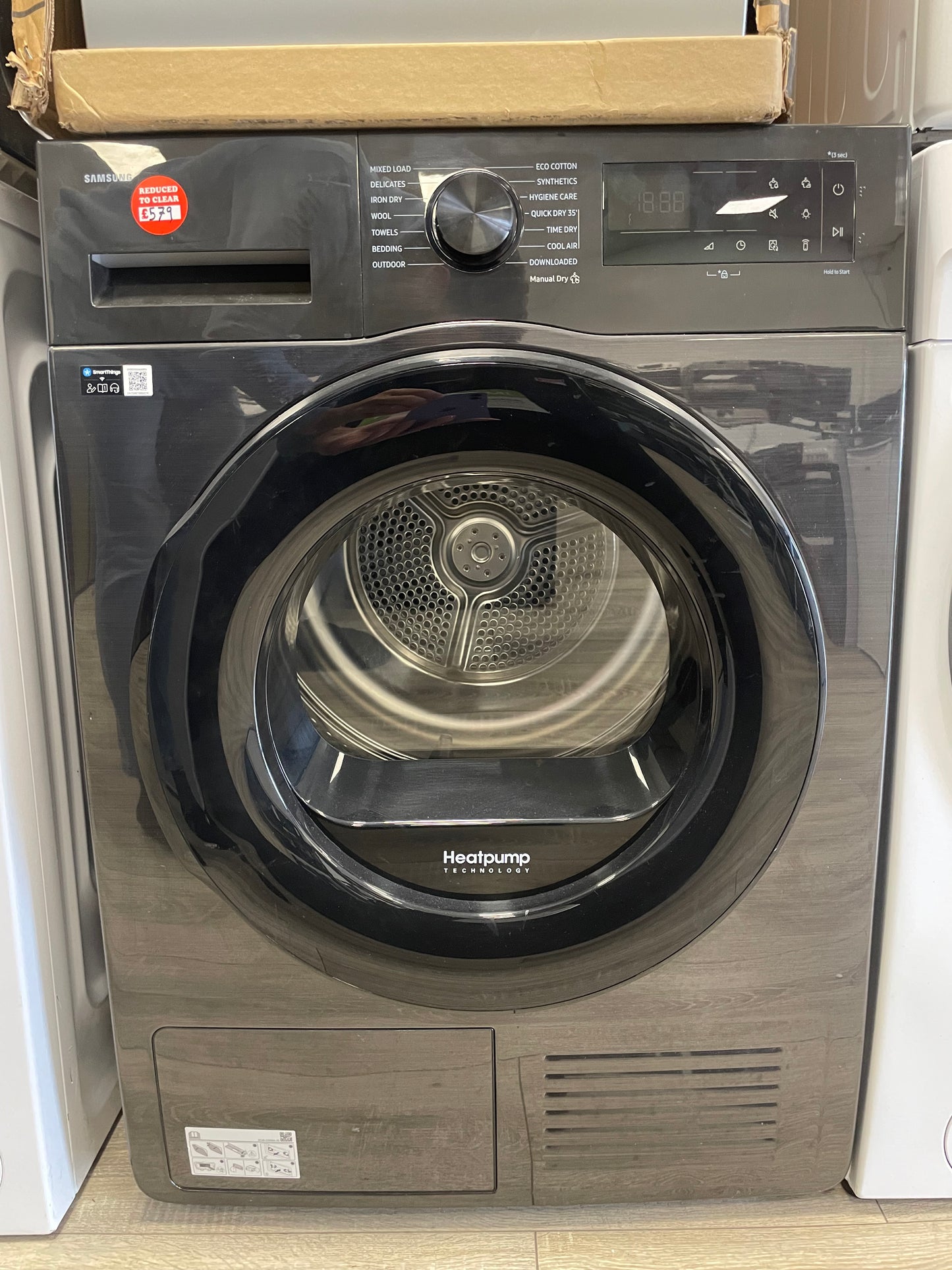 SAMSUNG Series 5 AI Energy DV90DG52A0ABEU WiFi-enabled 9 kg Heat Pump Tumble Dryer - Black