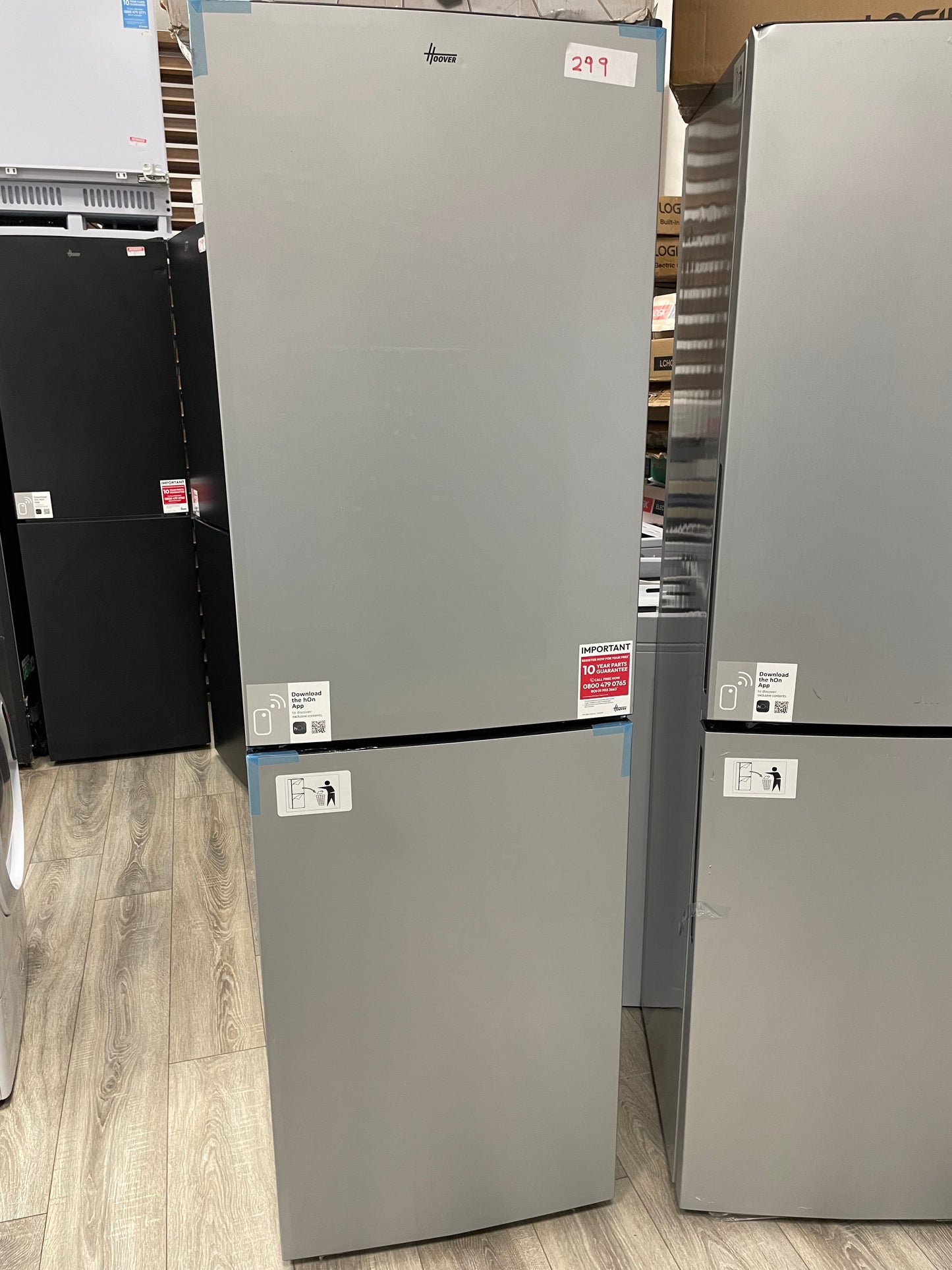 HOOVER HOCT3L517ESK-1 50/50 Fridge Freezer - Silver