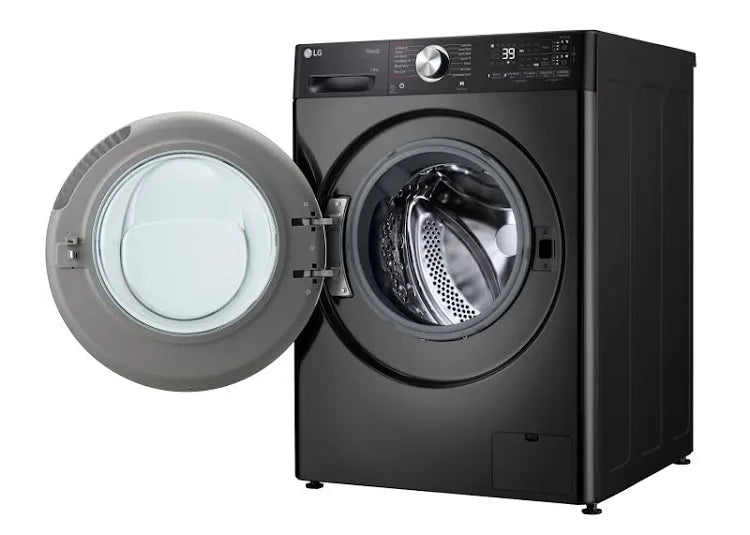 LG F4Y913BCTA1 Washing Machine Front-Load 13 kg 1360 RPM Black, Metallic
