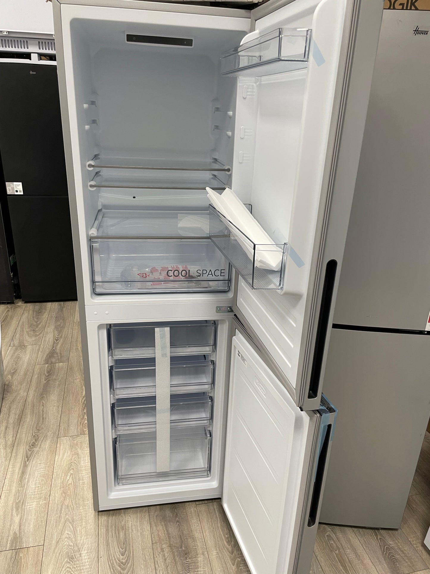 HOOVER HOCT3L517ESK-1 50/50 Fridge Freezer - Silver