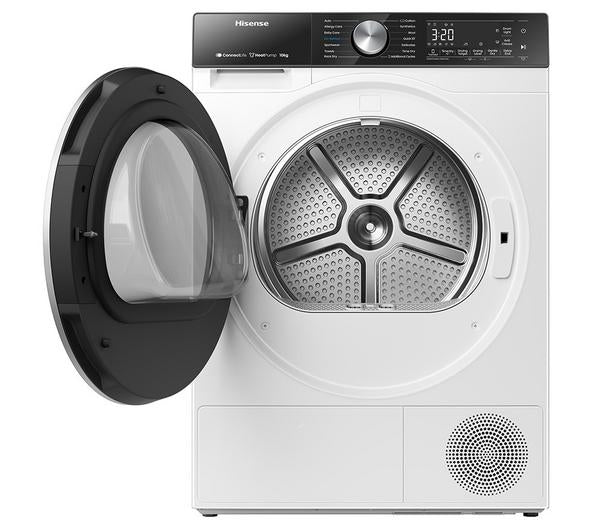 HISENSE 5S Series DH5S102BW WiFi-enabled 10 kg Heat Pump Tumble Dryer - White