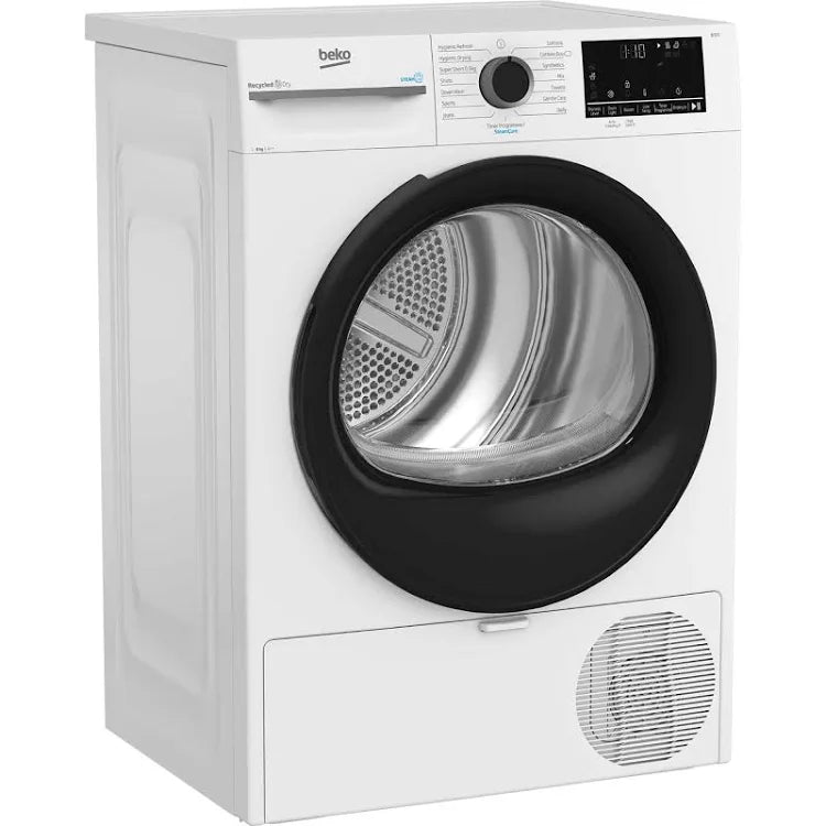 Beko BM3T3833W 8kg Heat Pump Tumble Dryer with SteamCure Technology