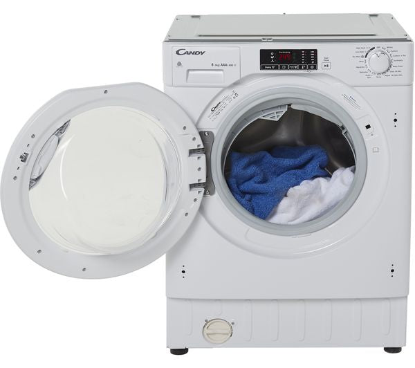 CANDY CBWD 8514DC Integrated 8 kg Washer Dryer - White
