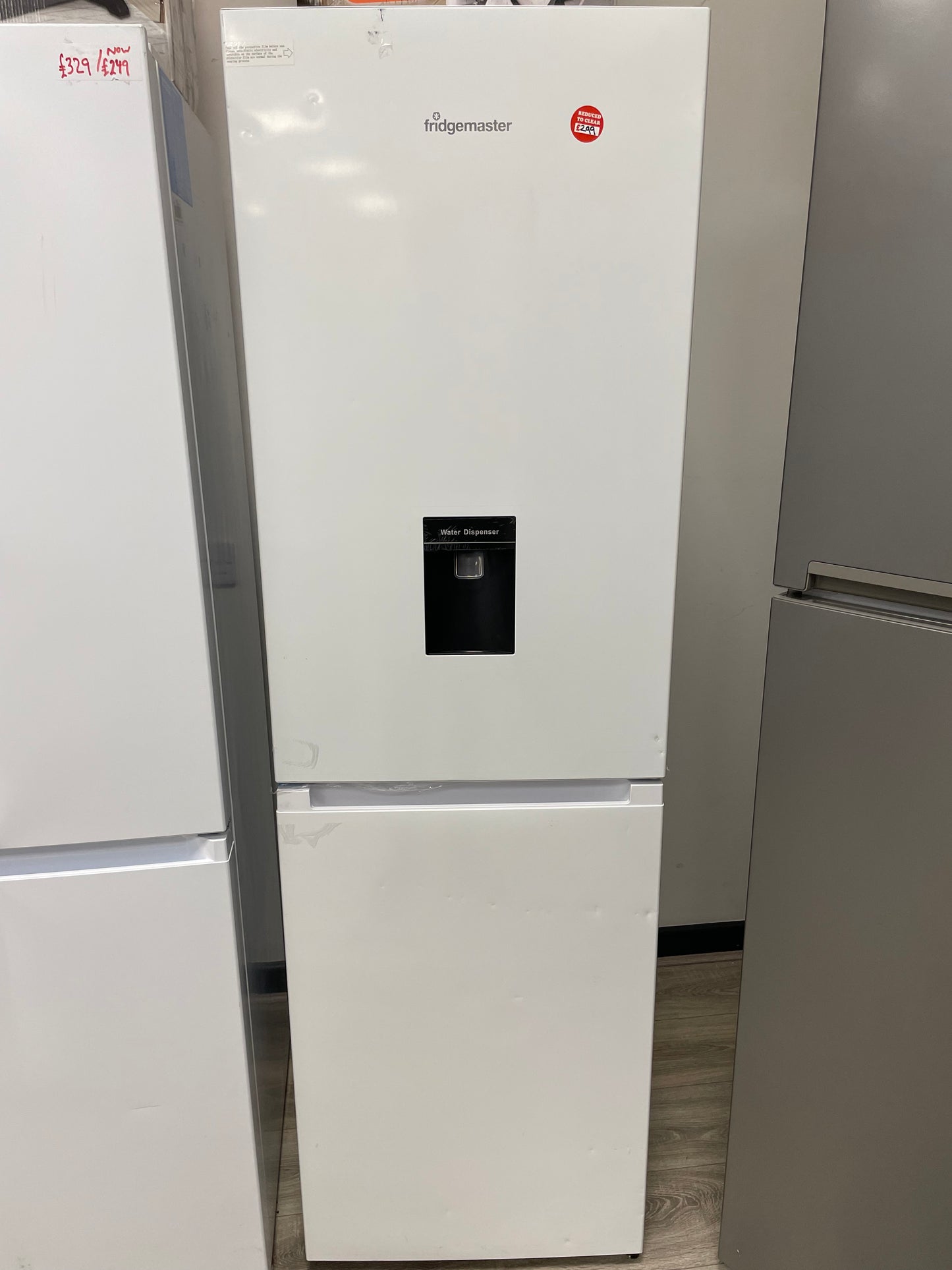 Fridgemaster MC55251DE 182cm 50/50 No Frost Fridge Freezer - White - E Rated