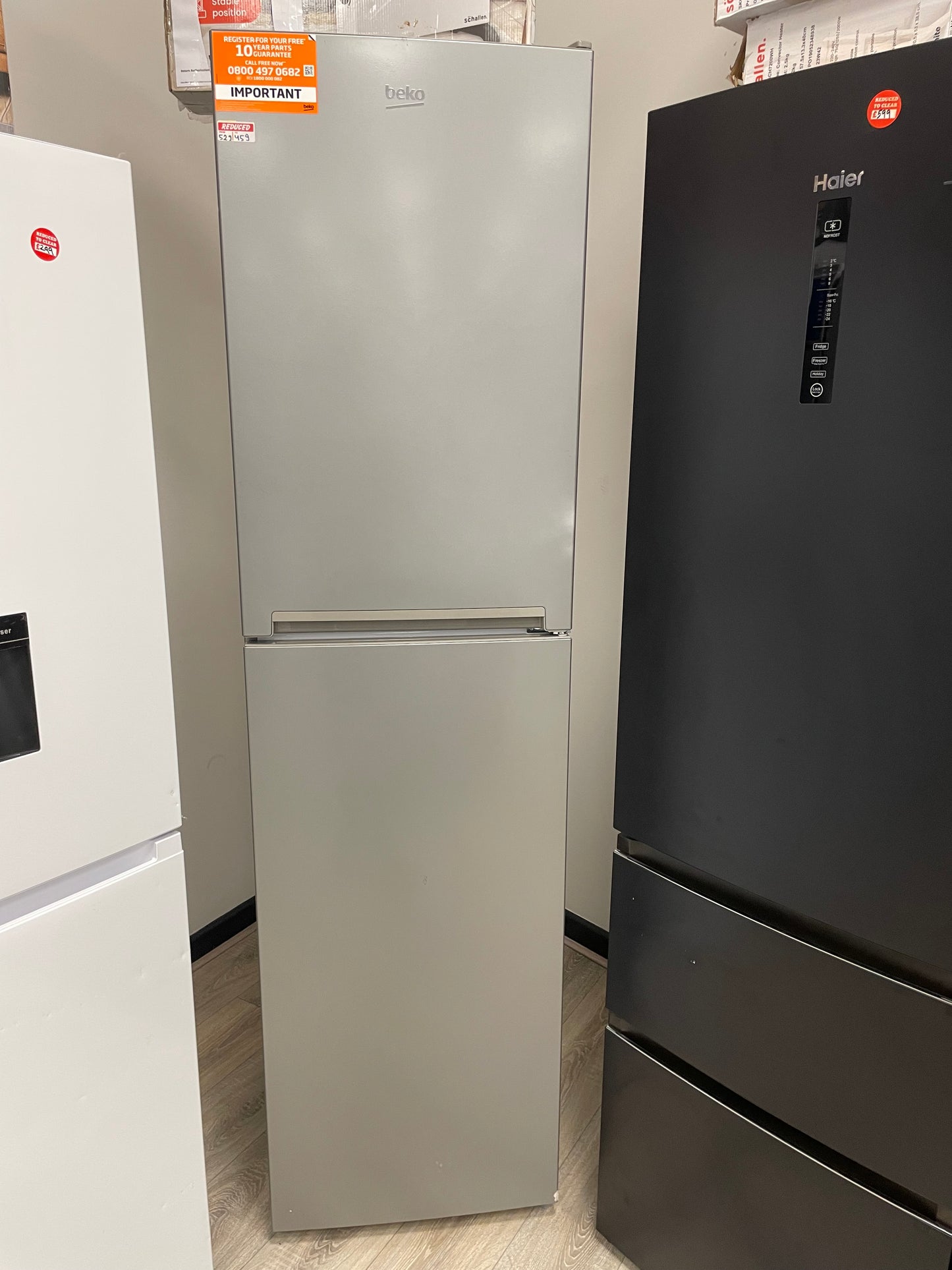 BEKO CFG4501S 40/60 Fridge Freezer - Silver