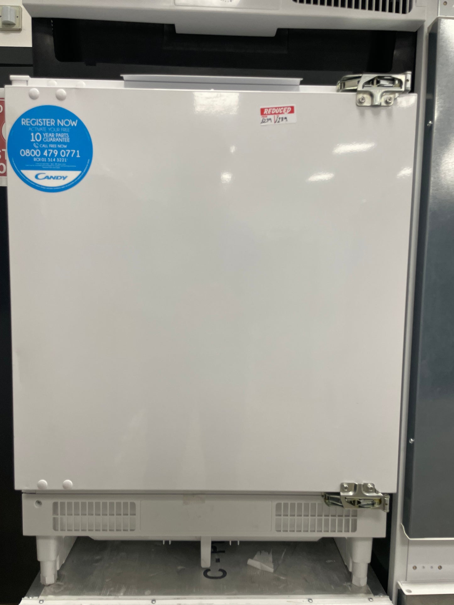 CANDY CRU 160 NEK/N Integrated Undercounter Fridge - Fixed Hinge