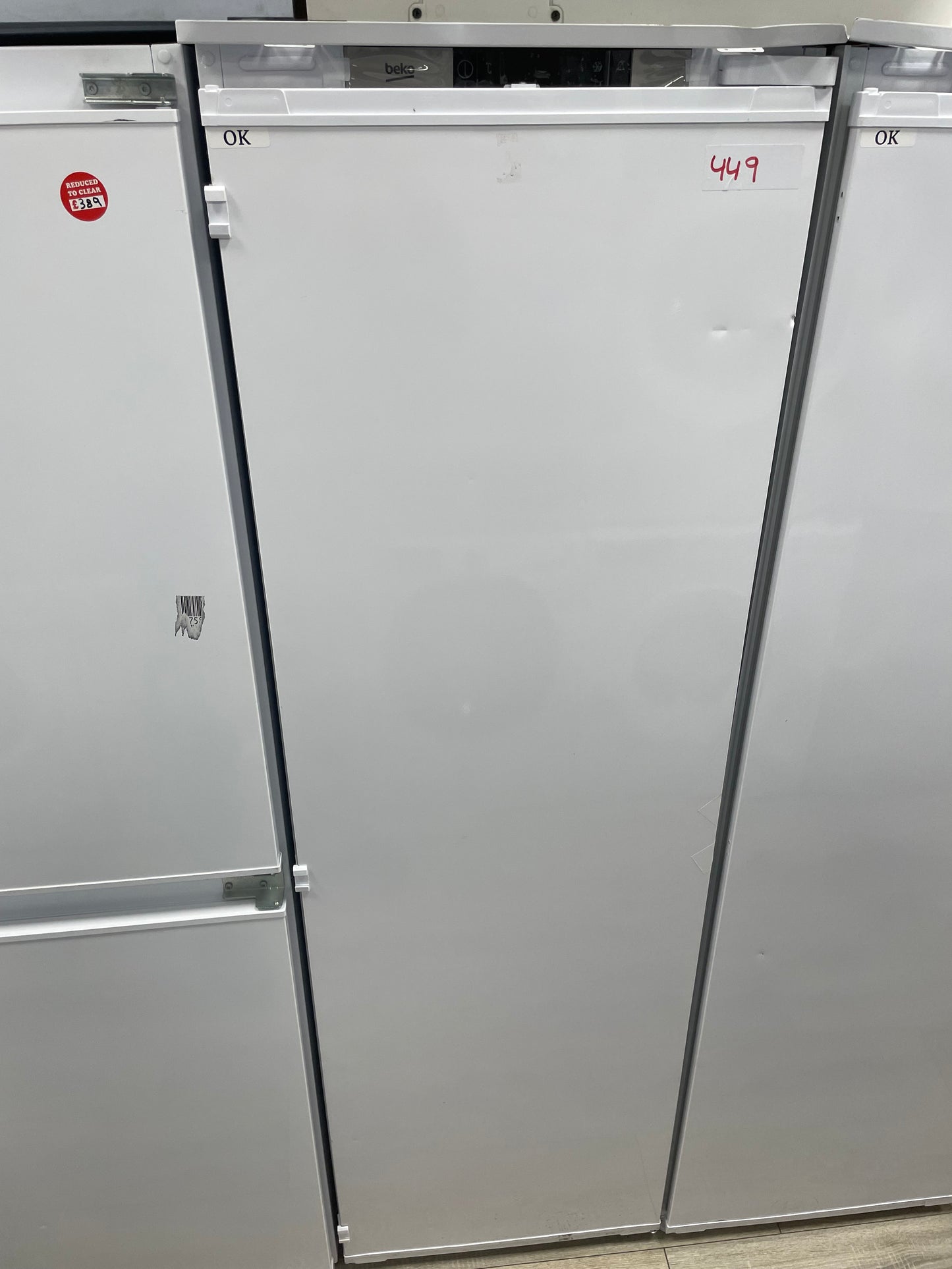 BEKO Pro HarvestFresh BLSD4V577 Integrated Tall Fridge - Sliding Hinge