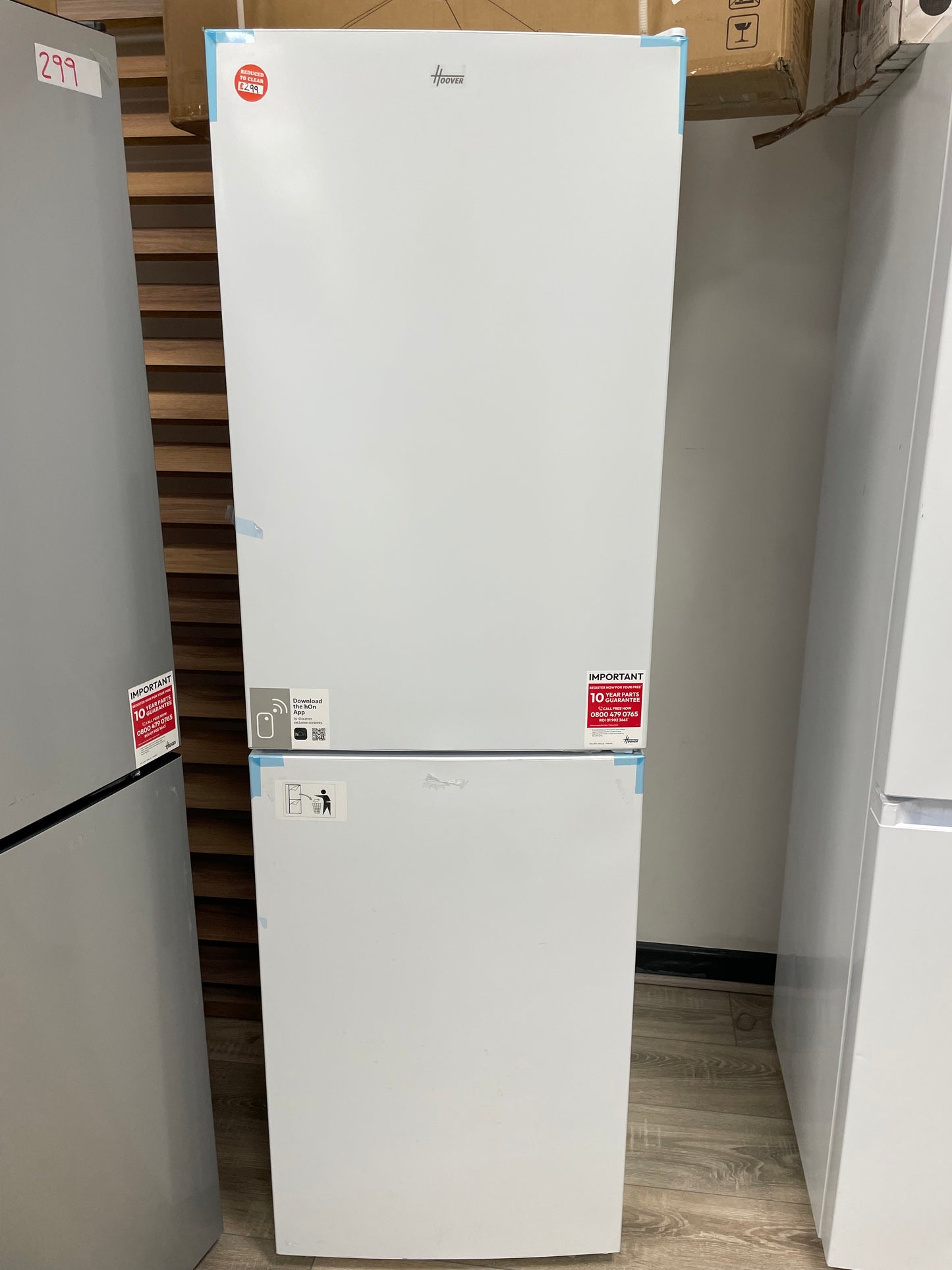 HOOVER HOCT3L517EWK-1 50/50 Fridge Freezer - White