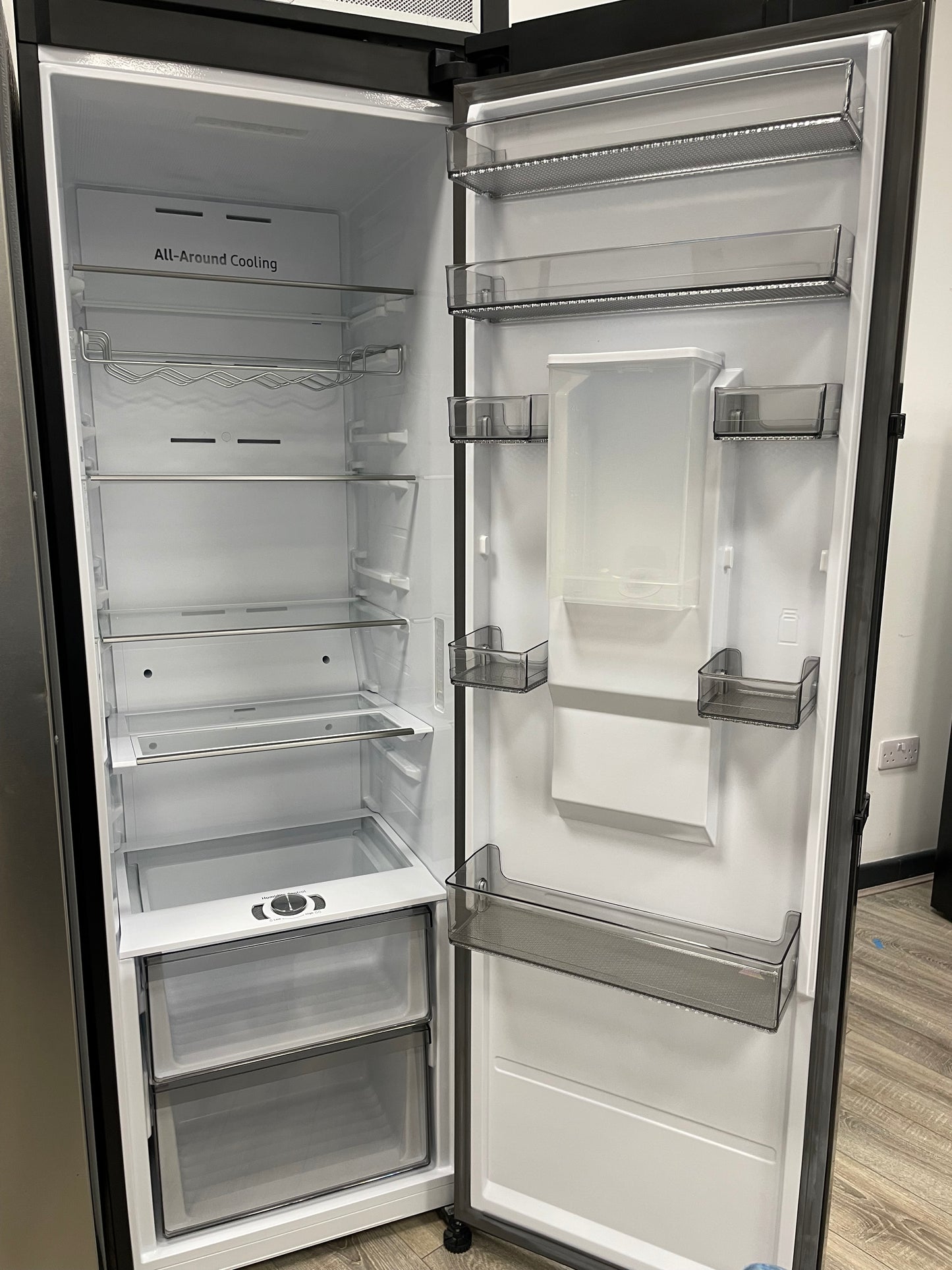 SAMSUNG Bespoke SpaceMax RR39C7DJ5B1/EU Smart Tall Fridge - Stainless Steel